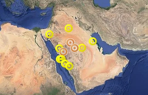 "الإنذار المبكّر" ينبِّه 3 مناطق .. سُحب مُمطرة ورياحٌ نشطة