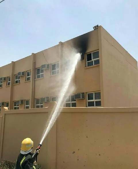 إخماد حريق أخلى 80 طالبًا ومعلمًا في مدرسة ابتدائية بقنا