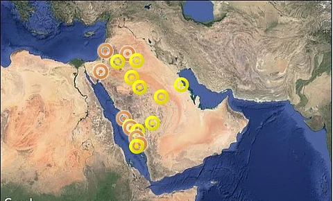 أمطار غزيرة وزخات برد ورياح.. 9 مناطق تزين خارطة تنبيهات الأرصاد