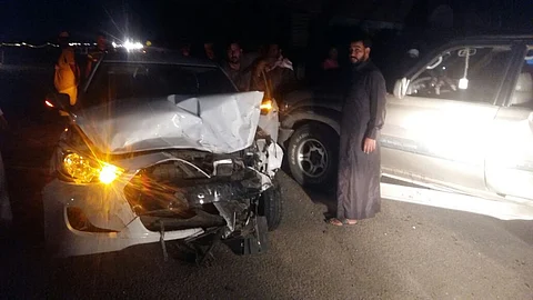تصادم مركبتين يخلف 18 إصابة بطريق الساحل بمحافظة البرك