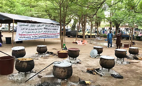 "الشؤون الإسلامية" تنفذ مشروع خادم الحرمين لتفطير الصائمين في مالي