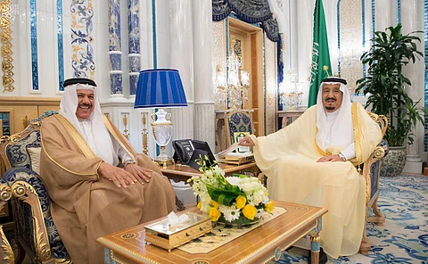 خادم الحرمين يستقبل الأمين العام لمجلس التعاون لدول الخليج العربية