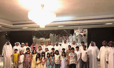 مدير تعليم تبوك يشارك أبناء وبنات شهداء الواجب حفل إفطارهم الرمضاني