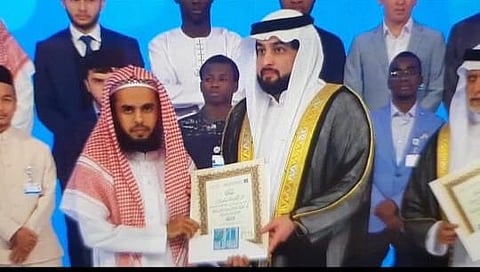 مرشح السعودية يحقق المركز الخامس في جائزة دبي الدولية لحفظ القرآن الكريم