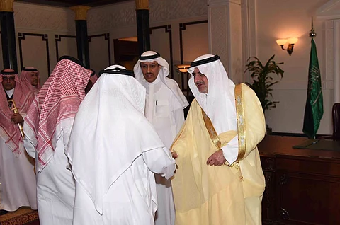 أمير تبوك يستقبل المهنئين بمناسبة عيد الفطر المبارك