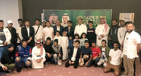 "هيئة الرياضة" تحتفي بأبناء شهداء الواجب في موسكو