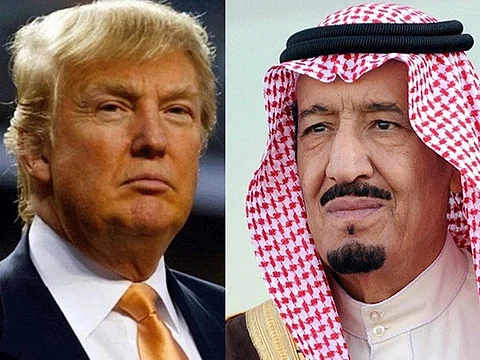 ترامب: تحدثت للتو مع الملك سلمان ووافق على زيادة إنتاج النفط