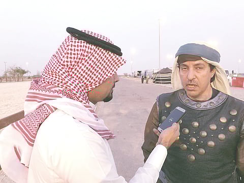 "الجعيد" يروي قصة تمثيله شخصية المؤسس.. وارتباطه بـ "سوق عكاظ "
