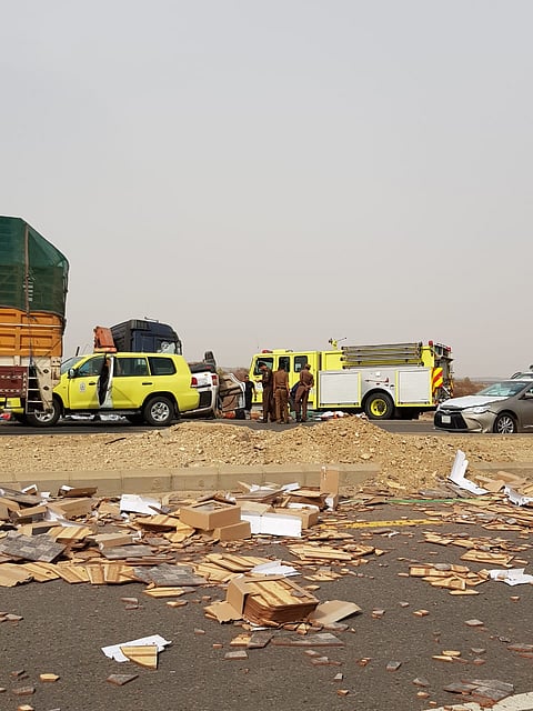 مستشفى بيش العام يستقبل 6 وفيات و4 إصابات ناتجة حادث طريق الدرب