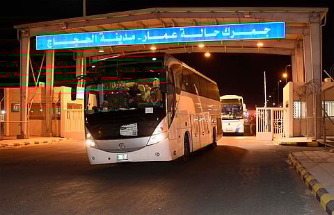 مدينة الحجاج بمنفذ حالة عمار تودع الحجاج المغادرين إلى أوطانهم