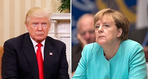 ترامب وميركل يعبّران عن القلق بشأن التطورات في سوريا