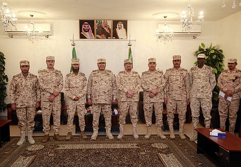 ترقية عدد من ضباط لواء الملك فيصل للأمن الخاص بالحرس الوطني