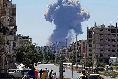 إسرائيل تقصف منشآت عسكرية إيرانية في مدينتين بسوريا
