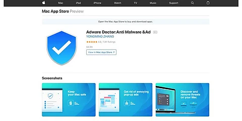 "أبل" تحذف تطبيق "Adware Doctor" بسبب التجسس