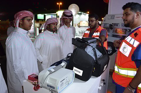 "الهلال الأحمر" ومشاركة فاعلة بمهرجان ولي العهد للهجن بالطائف