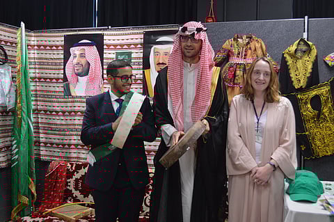 النادي السعودي في "مانشستر" البريطانية يحتفل باليوم الوطني الـ 88