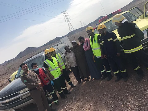 بعد 8 ساعات بحثاً .. العثور على مفقودي وادي جرشع بصحة جيدة