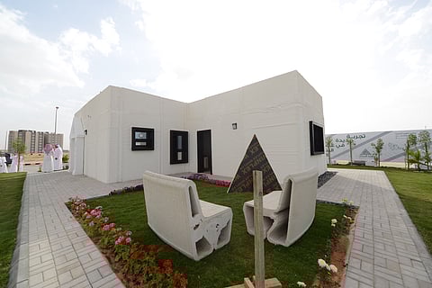 شاهد.. أول منزل بالشرق الأوسط يُبنى في 25 ساعة باستخدام طباعة ثلاثية الأبعاد