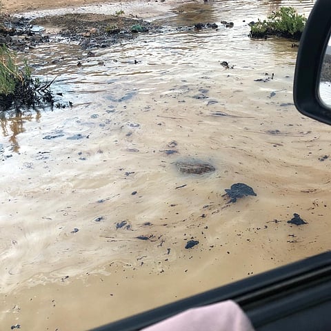 "مدني المدينة" عن تسرُّب "الزيت في وادي السايلة": شركة وراء ذلك