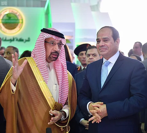 السيسي يطّلع على جناح المملكة المشارك في معرض المؤتمر الـ15 للثروة المعدنية