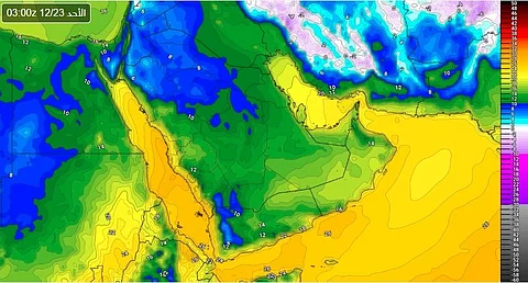 "الصقيع والصفر المئوي" يتربصان بـ5 مناطق شمال المملكة