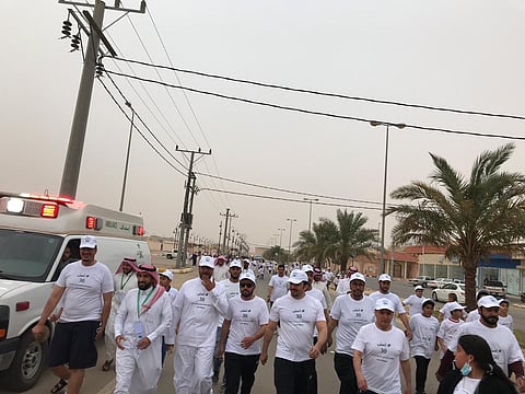 "محافظ الغاط" يدشن فعالية "امش ٣٠" للتشجيع على ممارسة الرياضة