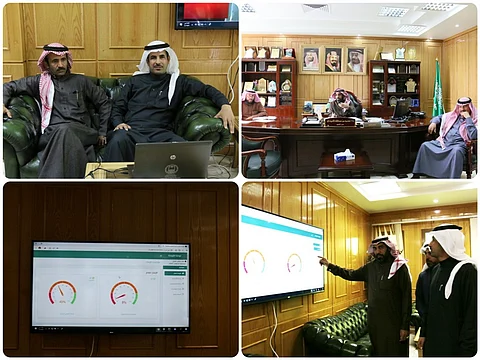 "الثبيتي" يدشّن برنامج "لوحة القيادة" الإلكتروني المتقدم بـ"تعليم القريات"