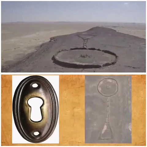 بالفيديو .. "هوس الكنوز" يعبث بأكبر ثقب مفتاح في العالم