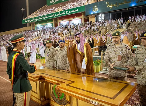 ولي العهد يرعى حفل تخريج الدورة السابعة والسبعين من طلبة كلية الملك عبدالعزيز الحربية