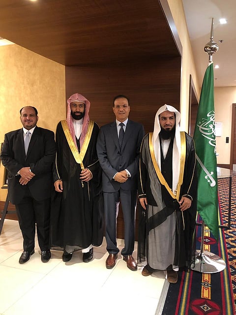 بالصور.. سفير السعودية بالمجر يحتفي بموفدي "الإسلامية" المشاركين في برنامج الإمامة