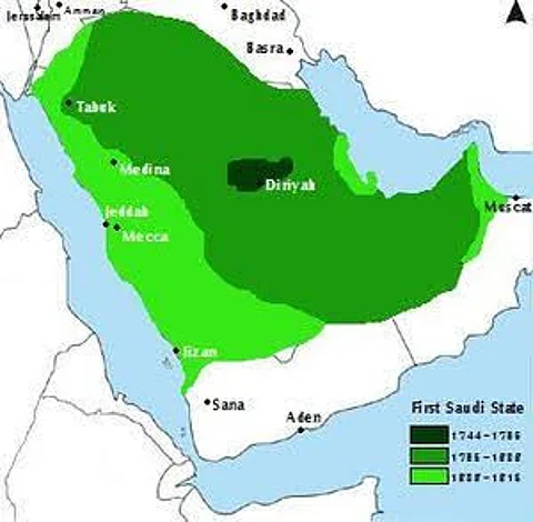 رمضان عام 1200هـ.. ظهور الدولة السعودية الأولى ووصولها للعراق والشام