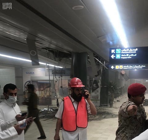 قيادة التحالف: عمل إرهابي يستهدف مطار أبها الدولي وإصابة 26 مدنياً