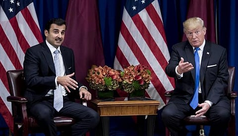 حفل عشاء و4 رسائل.. تحقيق أمريكي في لغز "هدايا تميم المشبوهة"!