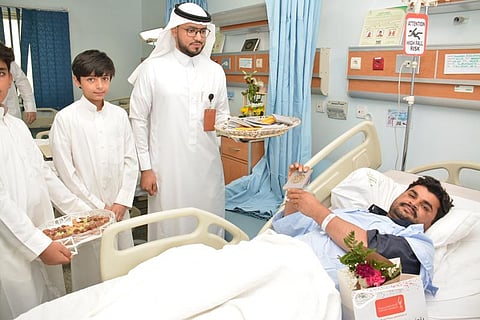 شاهد .. "عيدكم فرحتنا" يبثها "بريدة المركزي" للمرضى غير السعوديين