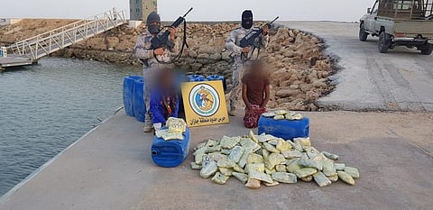 "حرس حدود جازان" يُحبط محاولة تهريب أكثر من نصف طن حشيش مخدر