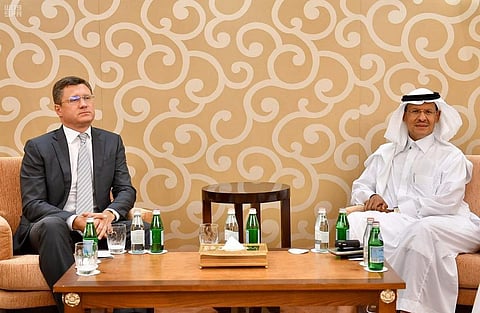 وزير الطاقة يبحث مع نظيره الروسي تعزيز التعاون المشترك