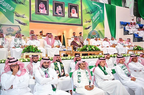 قاعدة الملك عبدالله الجوية تحتفل باليوم الوطني 89
