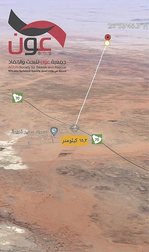 العثور على "مفقود الشملي" متوفى في الصحراء قرب سيارته