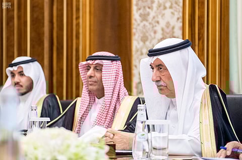 "العساف" يبحث التعاون الثنائي مع رئيس اللجنة الدولية للصليب الأحمر