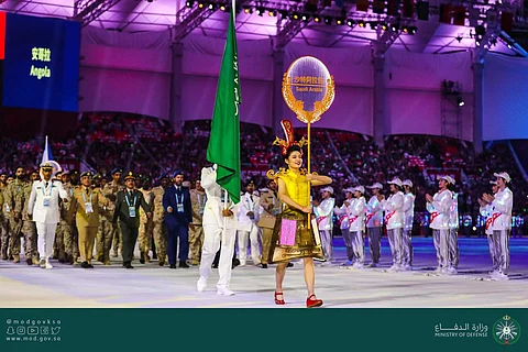 افتتاح بطولة العالم الرياضية العسكرية بالصين بمشاركة المنتخبات السعودية