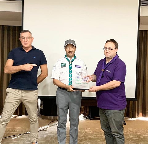 "الكشفي العالمي" يُكرّم "كشافة التعليم" لجهودها في مشروع رسل السلام