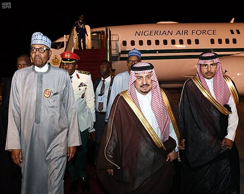 الرئيس النيجيري يصل الرياض لحضور منتدى "مستقبل الاستثمار"