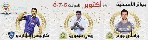 النصر والهلال يسيطران على جوائز الأفضلية لشهر أكتوبر