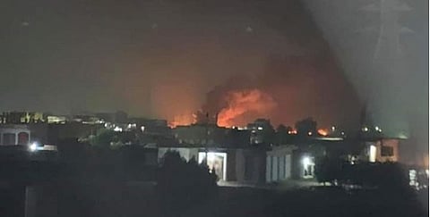 مصرع 6 وإصابة 15 آخرين إثر حريق بخط منتجات بترولية بمحافظة البحيرة بمصر