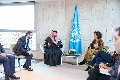 وزير الثقافة يبحث مع مديرة "اليونسكو" سبل التعاون في مجالات العلوم والفنون والتراث