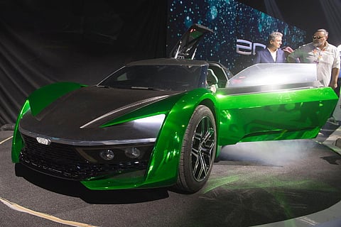 سيارة المستقبل 2030 تُباع بـ 3.2 مليون ريال سعودي في معرض الرياض