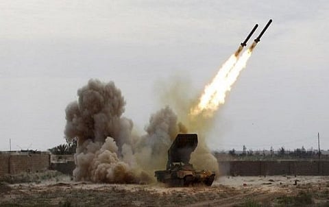 قوات التحالف تعترض عدة صواريخ وطائرتين مسيرتين في سماء المخا