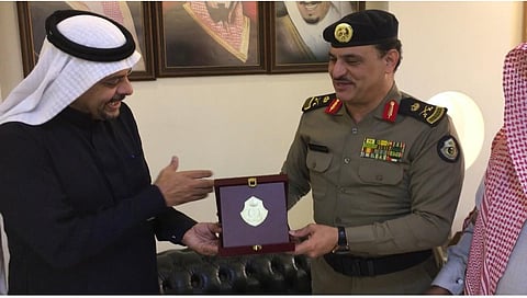 شرطة الباحة تكرم "آل إبراهيم"