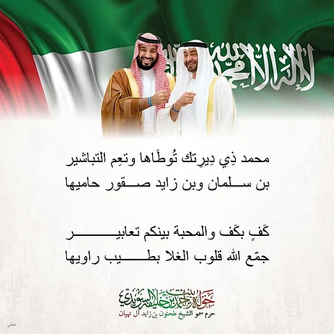 الإماراتيون يرحبون بولي العهد شعراً: محمد ذي ديرتك توطاها وتعم التباشير