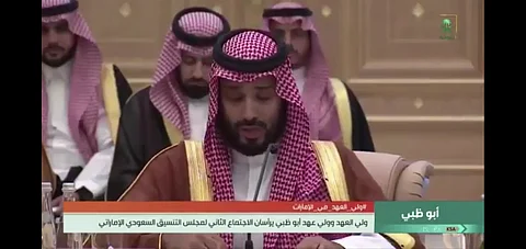 بالفيديو.. ولي العهد ينتهز زيارته للإمارات ويعلن شيئًا يهمها
